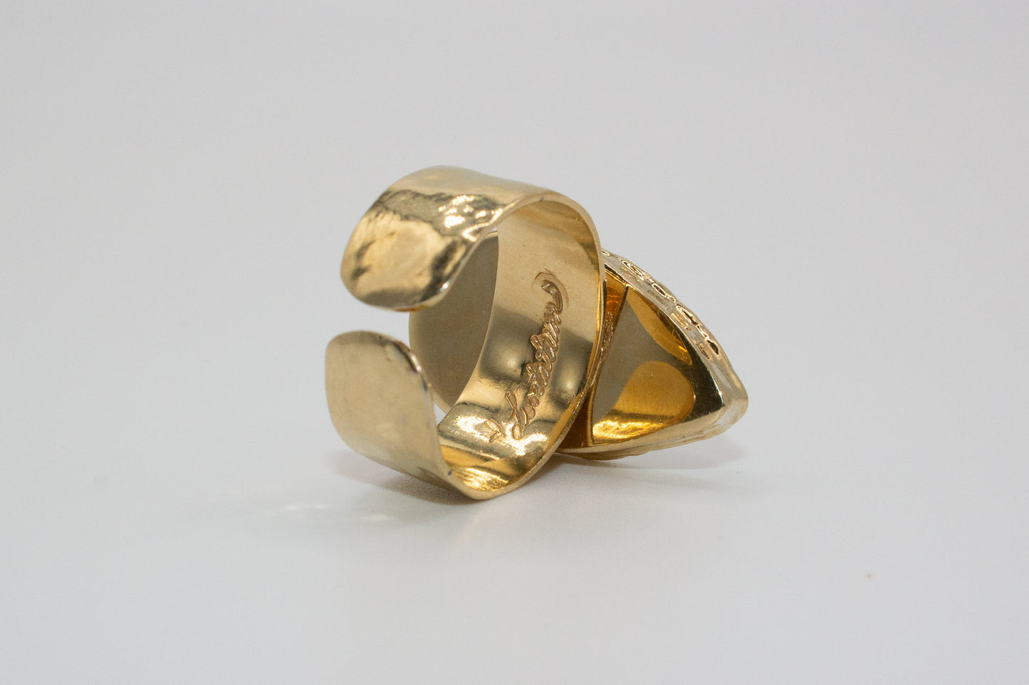 BOLD Ruby gold adjustable ring