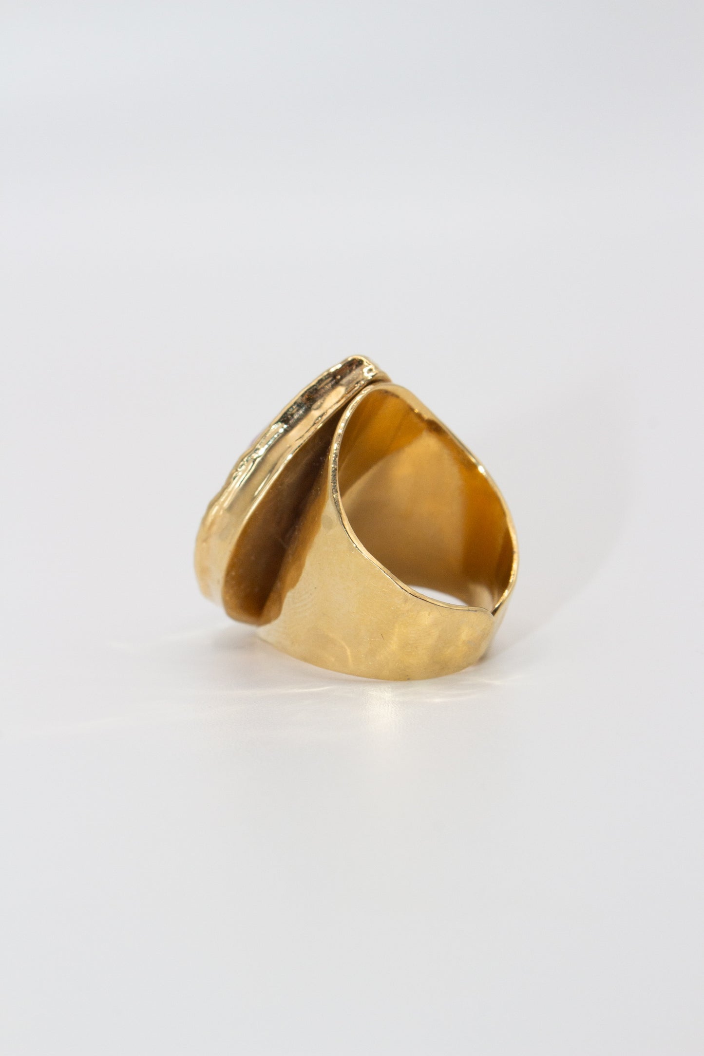 BOLD Ruby gold adjustable ring