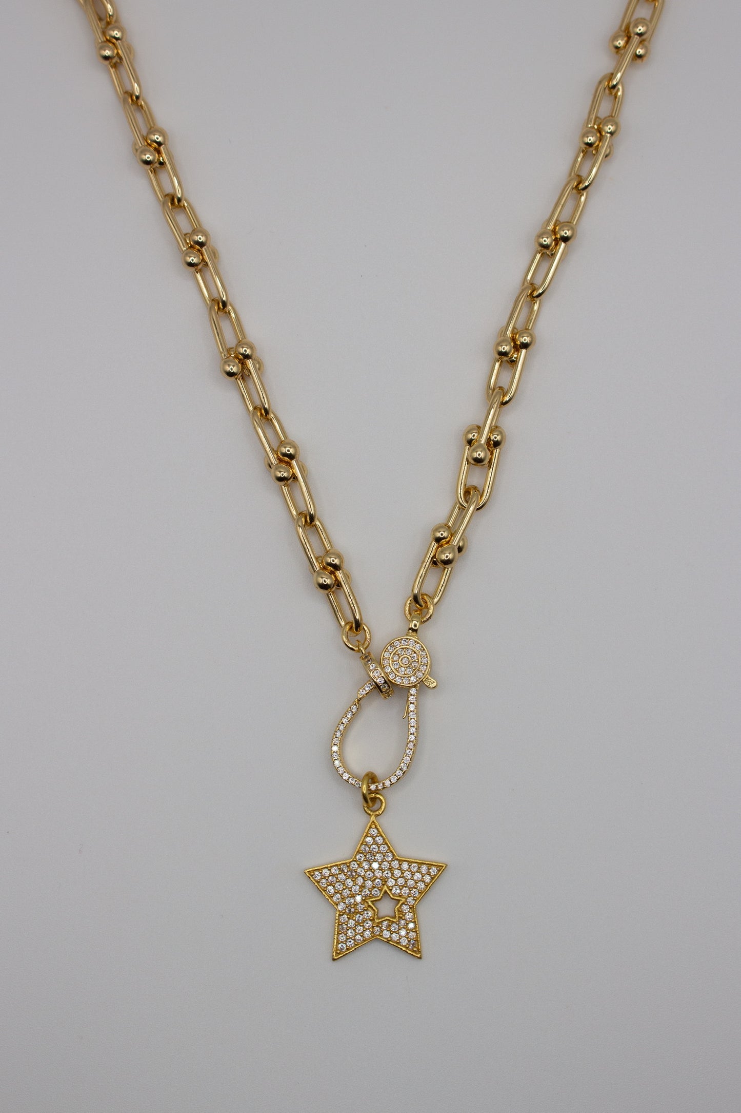 Gold Star Charm Pendant